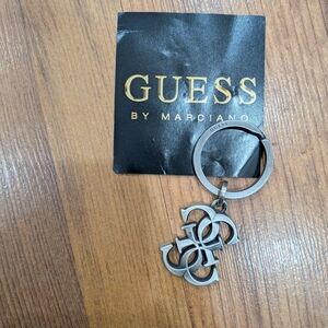 New Y2K Guess by Marciano Silver Keyring Holder